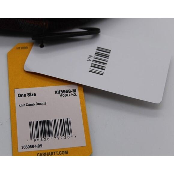 NWT! Carhartt Camo Beanie - HD9 - Picture 5 of 7